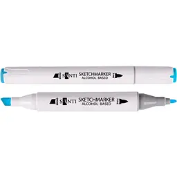Набір спиртових маркерів Santi Professional SA-64 індійський синій 6 шт. (390887)
