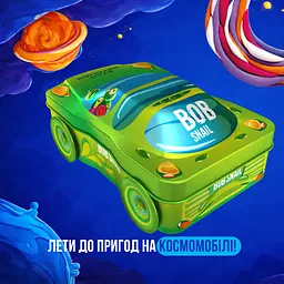 Подарунковий бокс Bob Snail Зелений №5 – машинка з іграшкою та стікером 112 г - мініатюра 2