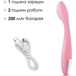 Стимулятор клітора та точки G Svakom Keri Pale Pink - мініатюра 4
