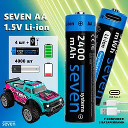 Акумулятор SEVEN Systems SEVENAA1.5VLi-ion4 - мініатюра 9