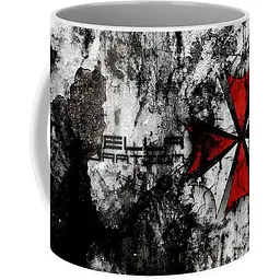 Кухоль GeekLand Resident Evil Обитель зла логотип корпорації RE.02.009 330 мл білий - мініатюра 2