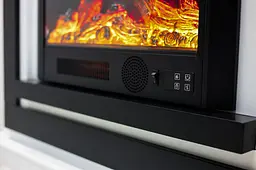 Електричний камін Lindos 1500Вт Bluetooth звук потріскування дров (10080110) - мініатюра 3