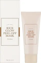 Відлущувальна маска для обличчя I'm From Rice Glow Peel Off Mask 70 мл - мініатюра 2