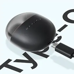Бездротові навушники Haylou X1 Neo, TWS, IPX4, BT5.3, 30mAh, 310mAh, 5h, Black 2024 UA UCRF - мініатюра 6