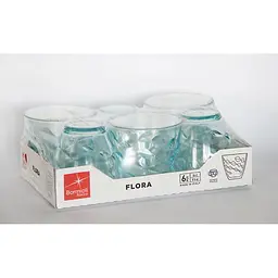 Набір склянок Bormioli Rocco Flora acqua azzurro 260 мл 6 шт. (384400VTD) - мініатюра 2