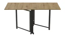 Стіл-книга трансформер Оріон 2 Ferrum-decor 750x1520x730 Чорний метал ДСП Дуб Артізан 16 мм (FRD-104588) - мініатюра 5