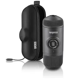 Еспресо-кавоварка Wacaco Nanopresso 18 бар 80 мл Чорно-сірий (2773034300)