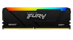 Модуль пам'яті Kingston Fury DDR4 32GB Kingston 3200MHz FURY Beast RGB (KF432C16BB2A/32)