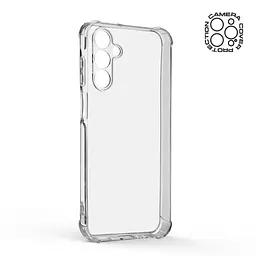 Прозрачный чехол для Samsung Galaxy A15 4G (A155) с защитой камеры и усиленными бортами, тонкий, силиконовый, бесцветный, ударопрочный, противоударный бампер с закрытой камерой, ArmorStandart (ARM82786) - мініатюра 2