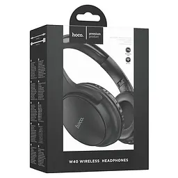Бездротові навушники Bluetooth HOCO W40, Black, Box - мініатюра 2