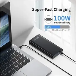 Зовнішній акумулятор Voltero PowerOak S25 100W 26800 mAh USB-C MacBook Powerbank 6090525828894 - мініатюра 4
