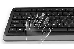 Комплект (Клавіатура та миша) A4Tech Fstyler FG1010 Wireless Black Grey (FG1010 (Grey)) - мініатюра 3