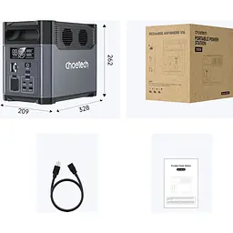 Зарядна станція Choetech BS061 1200W [123593] - мініатюра 4