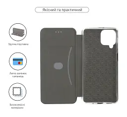 Чохол-книжка ArmorStandart G-Case для Samsung M53 (M536) Black - мініатюра 3