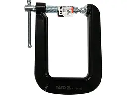 Струбцина з гвинтовим затискачем YATO тип С глибока 63х130 мм (YT-64190)