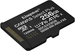 Memory card microSDXC 256GB Kingston Canvas Select Plus Gen3 C10 A1, Retail - мініатюра 2