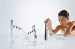 Змішувач Hansgrohe Talis Select S 80 для умивальника 72040000 Хром - мініатюра 3