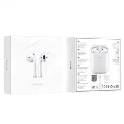 Бездротові навушники TWS HOCO EW02 Plus White - мініатюра 3