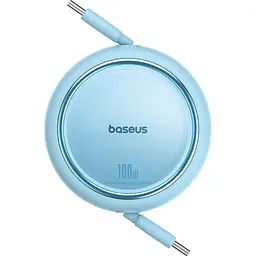 Кабель Baseus Free2Draw Mini Retractable Charging Cable Type-C to Type-C 100W 1m P10364500311-00 Blue - мініатюра 3