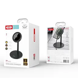 Тримач для телефона з функцією Fast charge XO (CX007) Magnetic 15W настільнийчорний - мініатюра 4
