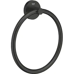 Тримач для рушника Grohe QuickFix Start 411742430 Чорний матовий