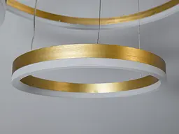 Люстра стельова LED Diasha 1029-800+600+500+300GD 157, Вт, золото, для вітальні, спальні, коридору - мініатюра 4