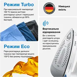 Прасувальна система Braun CareStyle 3 Pro IS 3157 BL біло-блакитна - мініатюра 6