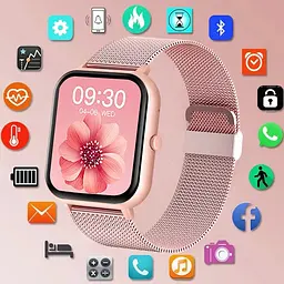 Смарт-годинник жіночий Lige ZL54C 2 ремінці Pink (7c200a44) - мініатюра 4
