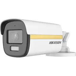 Відеокамера Hikvision ColorVu з видимим підсвічуванням та мікрофоном DS-2CE12DF3T-FS (3.6мм) 2Мп TVI/AHD/CVI/CVBS