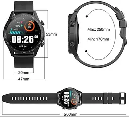 Смарт-годинник Blackview X1 Pro чорний - мініатюра 5