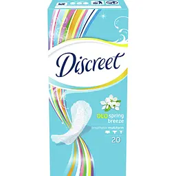 Щоденні прокладки Discreet Deo Spring Breeze, 20 шт. - мініатюра 2