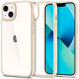 Оригінальний протиударний чохол Spigen Ultra Hybrid для iPhone 13 Mini Sand Baige (ACS03321) - мініатюра 6