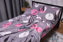 Підковдра Moon&Star Бязь Gold Люкс Mauve Cats Євро 200x220 см - мініатюра 3