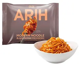 Локшина ARIH Modern Noodles Black Pepper Tteokbokki 4шт х 140г - мініатюра 5