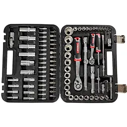 Набір головок торцевих Vitals Master 1/4" та 1/2" 94 предмета (186168) - мініатюра 3