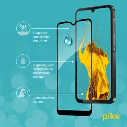 Скло захисне Piko Full Glue Samsung A15 Black (1283126583070) - мініатюра 4