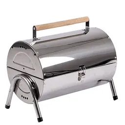 Гриль вугільний Bo-Camp Barrel Silver (8108381), Сріблястий