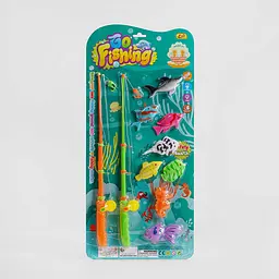 Ігровий набір A-Toys Риболовля A-Toys з 2 магнітними вудками і 8 рибками 8204K-1