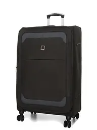 Валіза Гігант (XL) тканинна Airtex Worldline Tirana 608 на 4 колесах 75x46x28см 100л Сірий