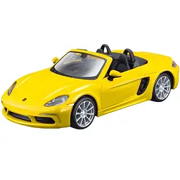 Уцінка. Автомодель Bburago Porsche 718 Boxster 1:32 жовта (18-43049) 