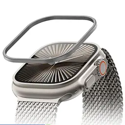 Захисна рамка BlueO Titanium Frame для Apple Watch Ultra 1/2/3 49mm Black - мініатюра 2