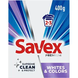 Пральний порошок Savex Whites & Colors 400 г