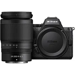 Бездзеркальний фотоапарат Nikon Z5 II Kit 24-200mm f/4-6.3 VR Black (NIZ5224200) [169465] - мініатюра 5