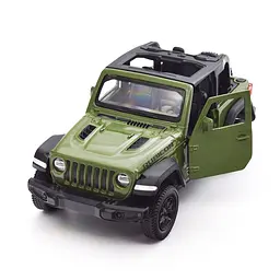 Автомодель — Jeep Wrangler Rubicon 2021 (зелений) - мініатюра 9