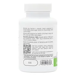 Берберин Natures Plus PRO Berberine 1500 mg, 60 таблеток - мініатюра 3