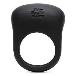 Віброкільце Fifty Shades of Grey Sensation Vibrating Love Ring 6.5 см чорний - мініатюра 6