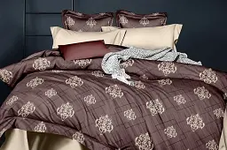 Комплект постільної білизни з компаньйоном TAG Tekstil R-4285 Сімейний