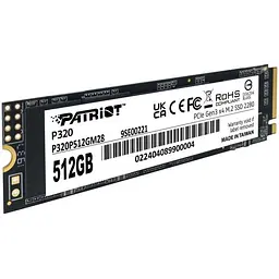 SSD накопичувач Patriot P320 512 GB (P320P512GM28) - мініатюра 3