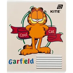 Зошит Kite Garfield, 18 аркушів, клітинка (GF26-236) - мініатюра 5