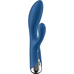 Вібратор-кролик Satisfyer Spinning Rabbit 1 20 см синій